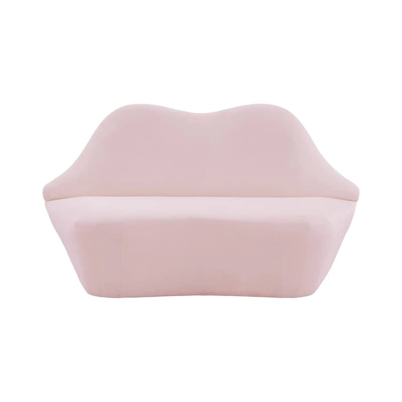 Canapé Lips Velvet - 67,7 cm (L) x 29,1 cm (P) x 36 cm (H)