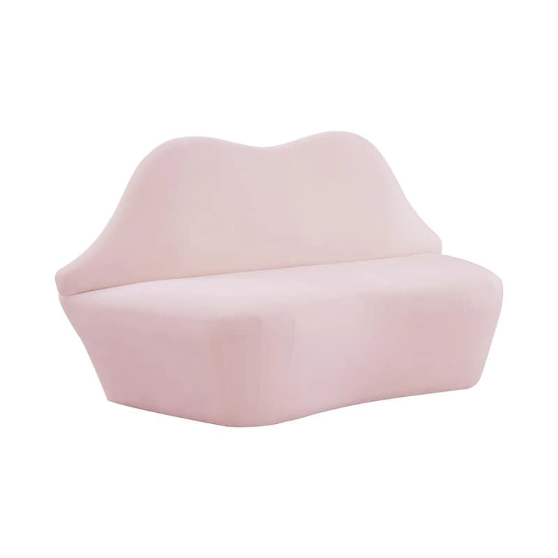 Canapé Lips Velvet - 67,7 cm (L) x 29,1 cm (P) x 36 cm (H)