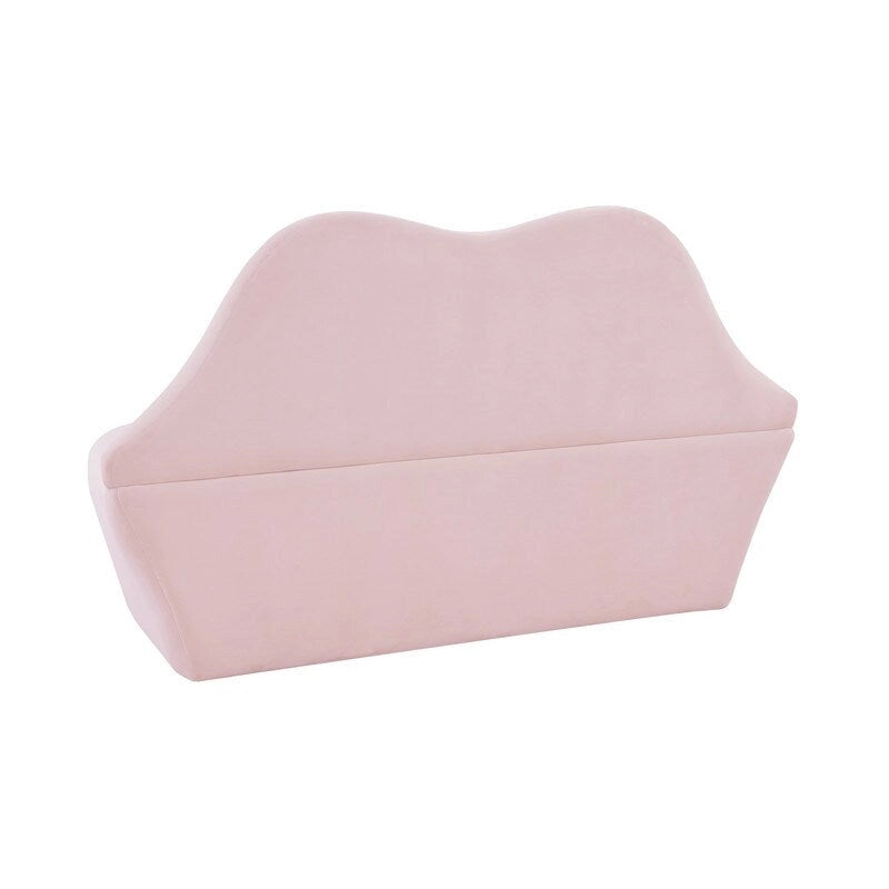 Canapé Lips Velvet - 67,7 cm (L) x 29,1 cm (P) x 36 cm (H)