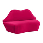 Canapé Lips Velvet - 67,7 cm (L) x 29,1 cm (P) x 36 cm (H)