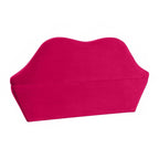 Canapé Lips Velvet - 67,7 cm (L) x 29,1 cm (P) x 36 cm (H)