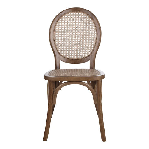 Chaises de salle à manger en rotin style moderne du milieu du siècle Aurelle Home (lot de 2)