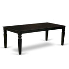 Ensemble de salle à manger East West Furniture - Table de cuisine rectangulaire et chaises de salle à manger, noir (nombre de pièces disponibles)