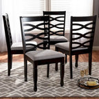 Ensemble de 4 chaises de salle à manger modernes et contemporaines