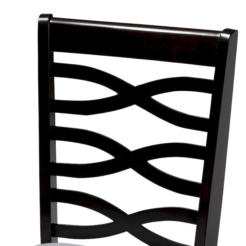 Ensemble de 4 chaises de salle à manger modernes et contemporaines