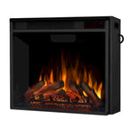 Meuble TV électrique Frederick 72 avec cheminée intégrée en chêne châtaignier par Real Flame - 183 cm (L) x 39 cm (l) x 76 cm (H)