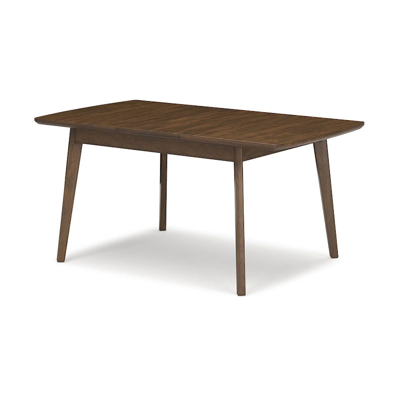 Table de salle à manger rectangulaire extensible papillon, Signature Design by Ashley Lyncott Brown - 91,4 cm (L) x 121,9 cm/162,6 cm (P) x 76,2 cm (H)