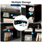 Bureau de direction en L de 180 cm avec armoire