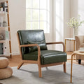 Fauteuil d'appoint moderne Ebello en bois massif