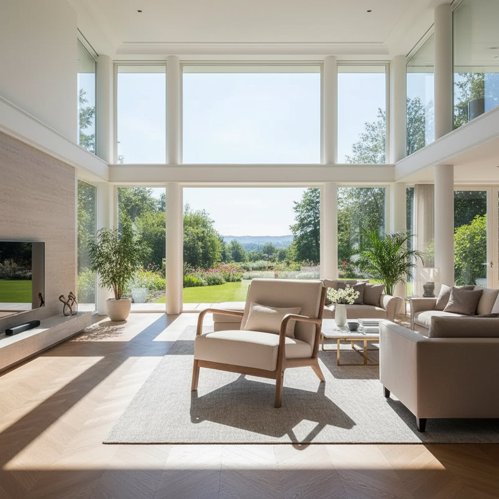 Ebello Modern Solid wood Accent Chair