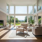 Ebello Modern Solid wood Accent Chair