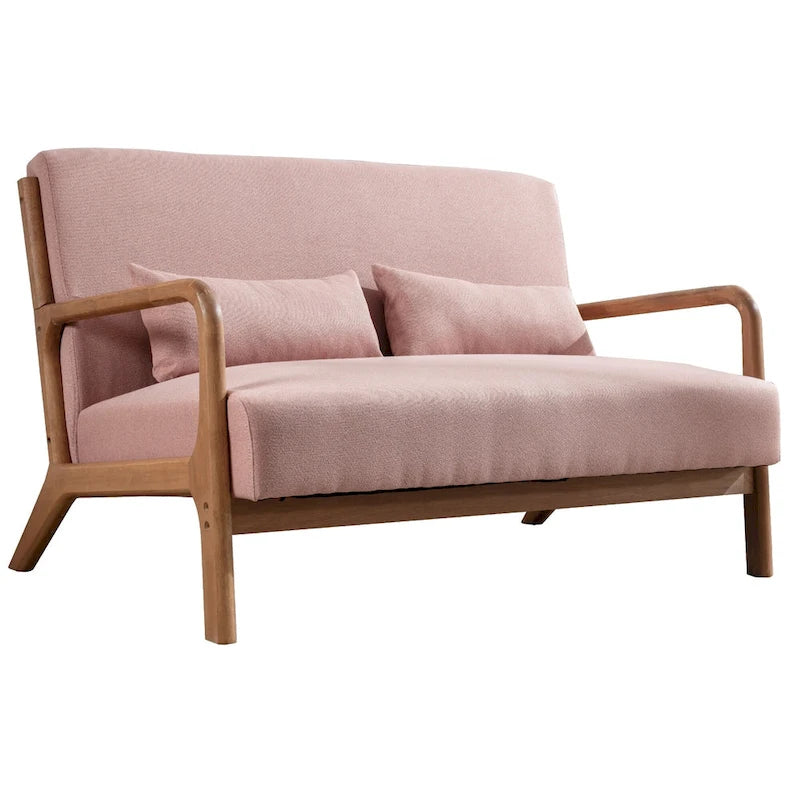 Fauteuil d'appoint moderne Ebello en bois massif