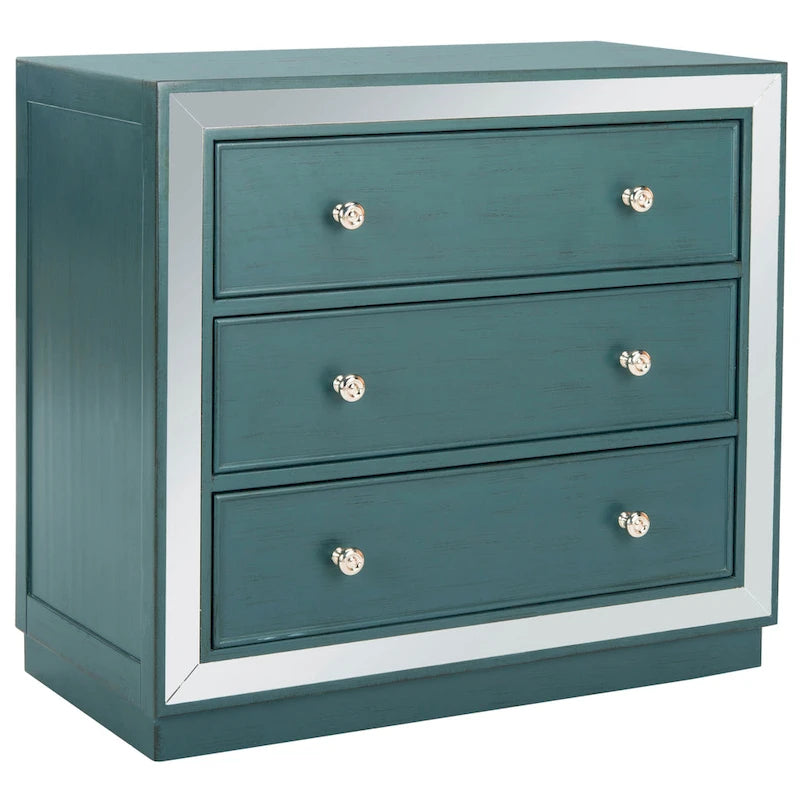 Commode à trois tiroirs miroir SAFAVIEH Amey