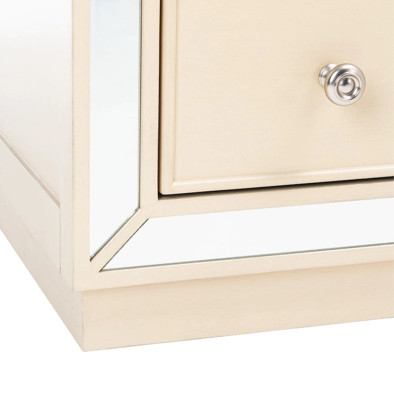 Commode à trois tiroirs miroir SAFAVIEH Amey