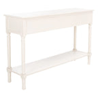 Console SAFAVIEH Jeanie à 3 tiroirs et étagère inférieure - 120 cm L x 33 cm l x 75 cm H