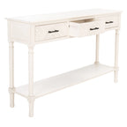 Console SAFAVIEH Jeanie à 3 tiroirs et étagère inférieure - 120 cm L x 33 cm l x 75 cm H