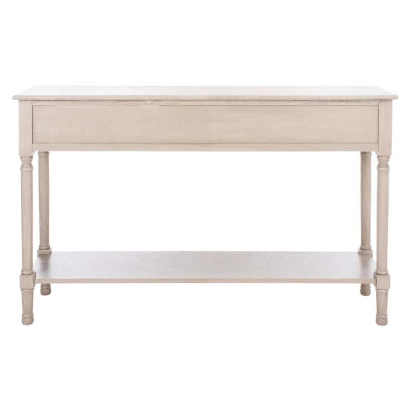 Console SAFAVIEH Jeanie à 3 tiroirs et étagère inférieure - 120 cm L x 33 cm l x 75 cm H