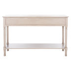 Console SAFAVIEH Jeanie à 3 tiroirs et étagère inférieure - 120 cm L x 33 cm l x 75 cm H