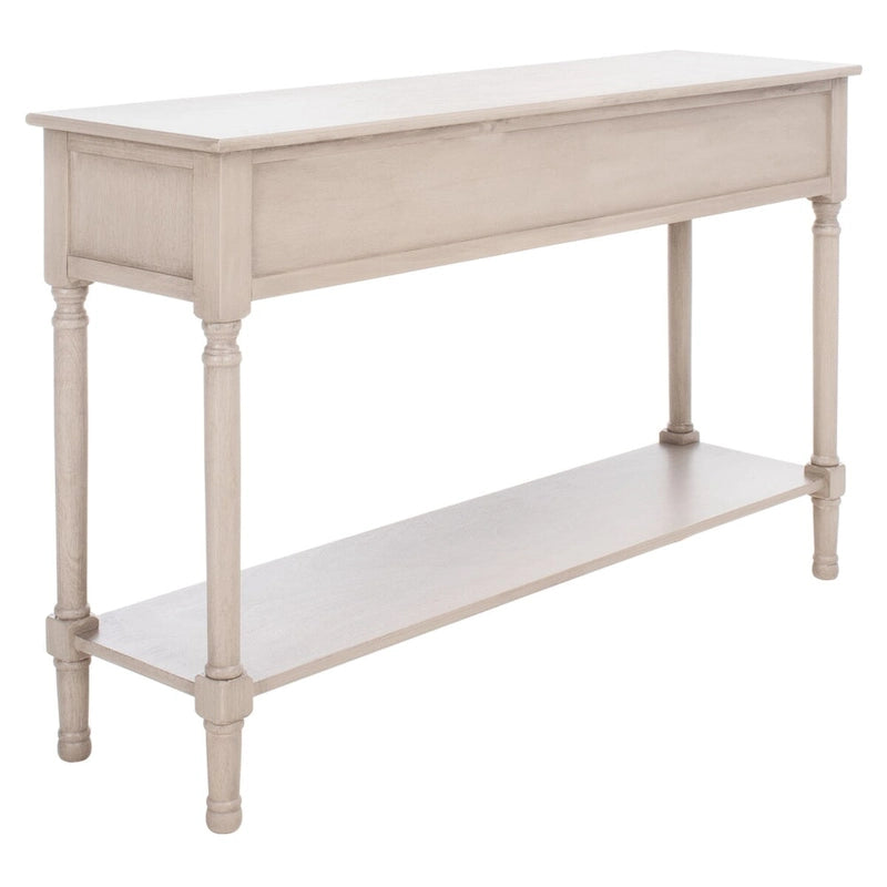 Console SAFAVIEH Jeanie à 3 tiroirs et étagère inférieure - 120 cm L x 33 cm l x 75 cm H