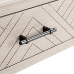 Console SAFAVIEH Jeanie à 3 tiroirs et étagère inférieure - 120 cm L x 33 cm l x 75 cm H