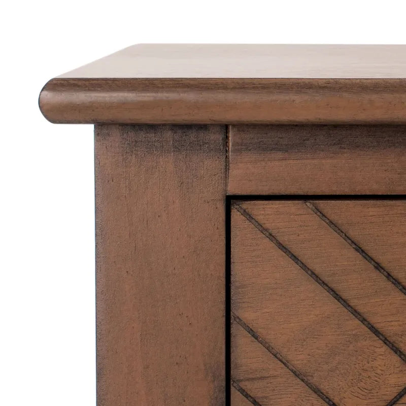 Console SAFAVIEH Jeanie à 3 tiroirs et étagère inférieure - 120 cm L x 33 cm l x 75 cm H