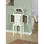 Armoire à bijoux blanche antique - Non applicable