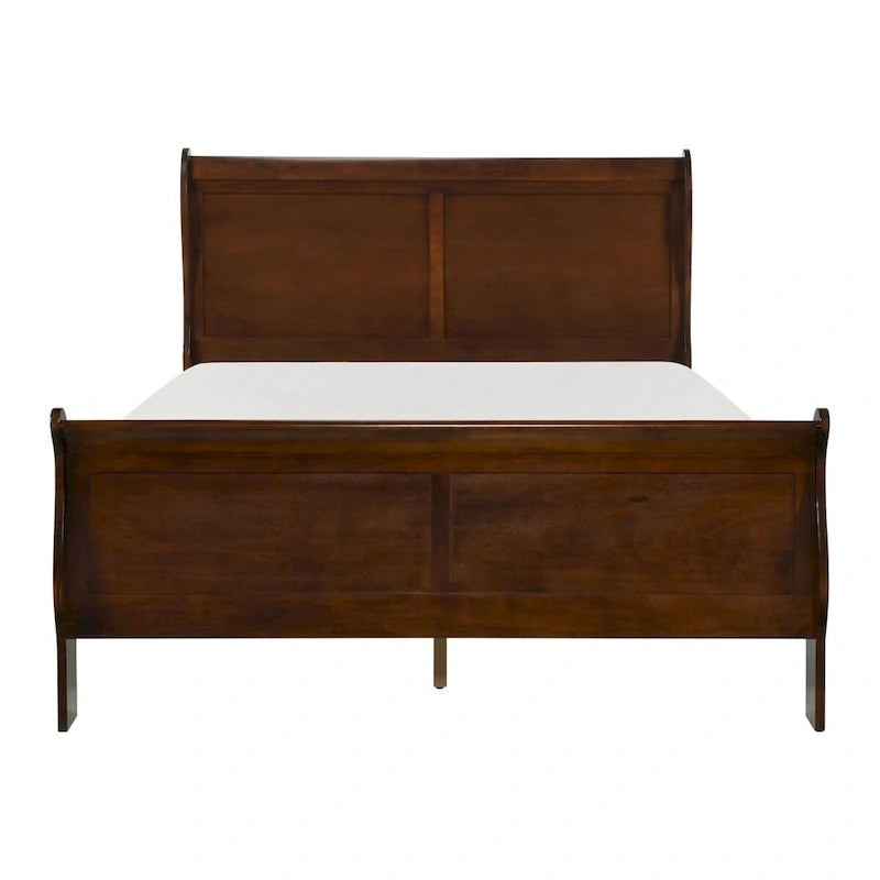Monty Brown Cherry Sleigh Bed