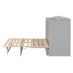 Lit escamotable pleine grandeur avec grands tiroirs pour chambre à coucher