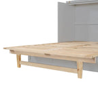 Lit escamotable pleine grandeur avec grands tiroirs pour chambre à coucher