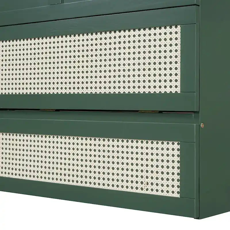 Lit escamotable pleine grandeur avec grands tiroirs pour chambre à coucher