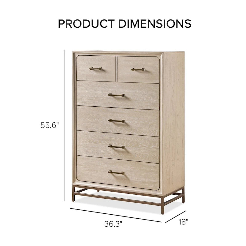 Ensemble de chambre à coucher Furniture of America Drayden Transitional en chêne massif, comprenant une commode 3 pièces et 2 tables de chevet.