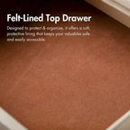 Ensemble de chambre à coucher Furniture of America Drayden Transitional en chêne massif, comprenant une commode 3 pièces et 2 tables de chevet.