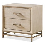 Ensemble de chambre à coucher Furniture of America Drayden Transitional en chêne massif, comprenant une commode 3 pièces et 2 tables de chevet.