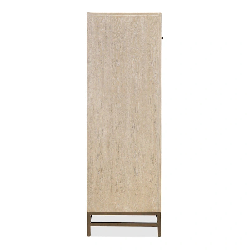 Ensemble de chambre à coucher Furniture of America Drayden Transitional en chêne massif, comprenant une commode 3 pièces et 2 tables de chevet.