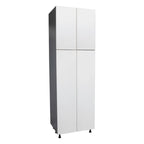 Armoire utilitaire 24 x 84 - Quatre portes - Grise - 24 x 84 x 23 3/8