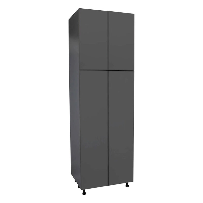 Armoire utilitaire 24 x 84 - Quatre portes - Grise - 24 x 84 x 23 3/8