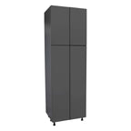 Armoire utilitaire 24 x 84 - Quatre portes - Grise - 24 x 84 x 23 3/8