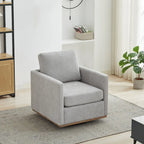 Fauteuil pivotant carré rembourré