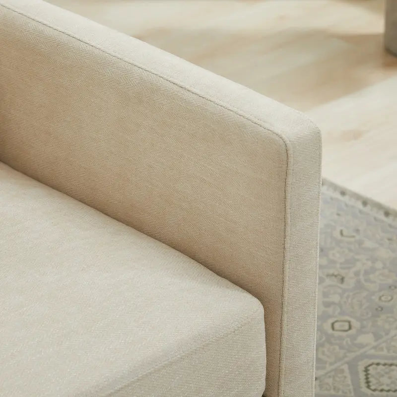 Fauteuil pivotant carré rembourré