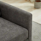 Fauteuil pivotant carré rembourré