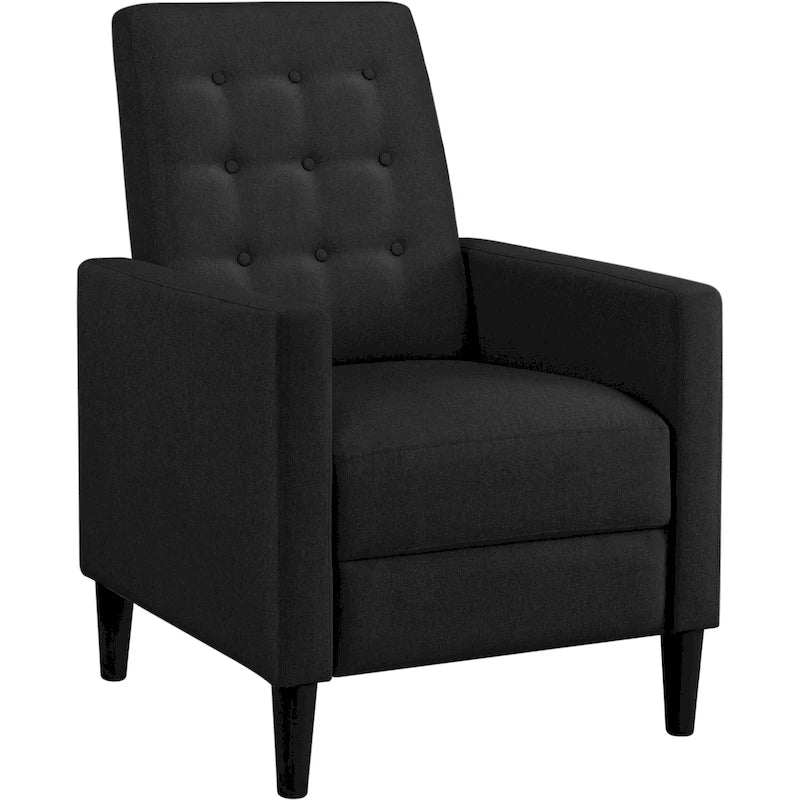 Fauteuil inclinable en tissu Yaheetech, fauteuil inclinable une place, dossier réglable