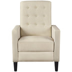 Yaheetech Fabric Recliner Sofa Single Reclining Chair Adjustable Back