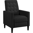 Fauteuil inclinable en tissu Yaheetech, fauteuil inclinable une place, dossier réglable