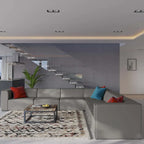 Mingle Vegan Leather 7-Piece Sectional Sofa