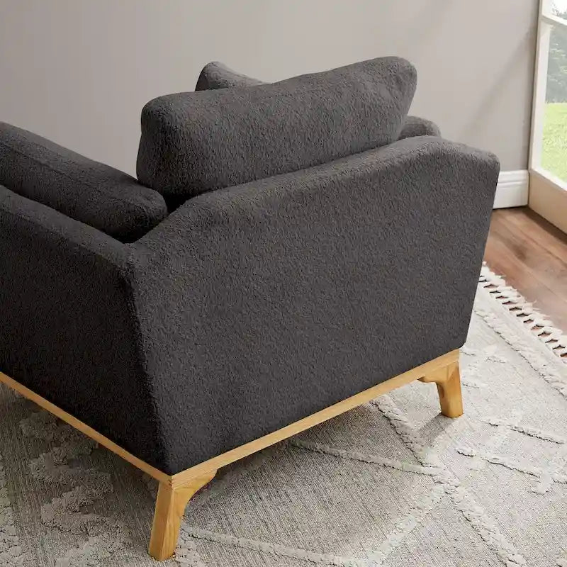 Fauteuil d'appoint moderne à accoudoirs évasés VANOMi 41.7