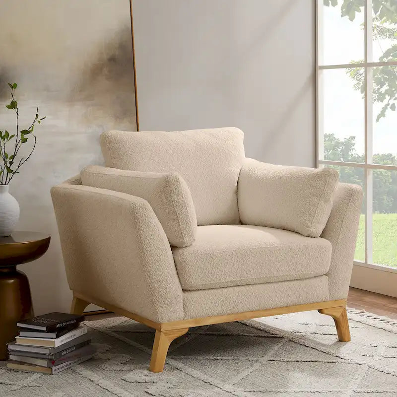 Fauteuil d'appoint moderne à accoudoirs évasés VANOMi 41.7
