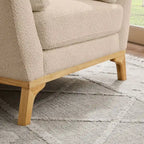 Fauteuil d'appoint moderne à accoudoirs évasés VANOMi 41.7