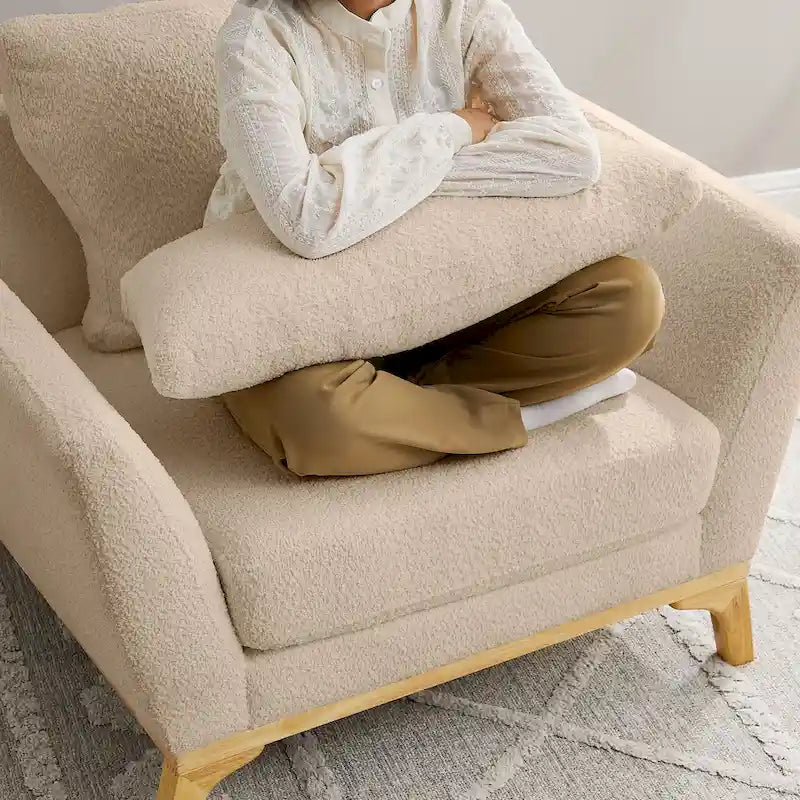 Fauteuil d'appoint moderne à accoudoirs évasés VANOMi 41.7