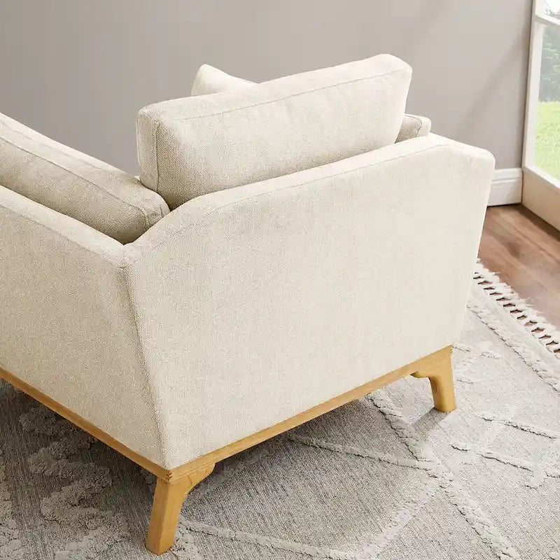 Fauteuil d'appoint moderne à accoudoirs évasés VANOMi 41.7