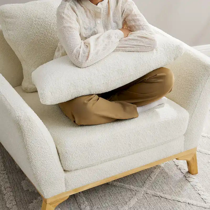 Fauteuil d'appoint moderne à accoudoirs évasés VANOMi 41.7